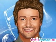 Игра Загримируй Джастина Тимберлейка Игра Загримируй Джастина Тимберлейка